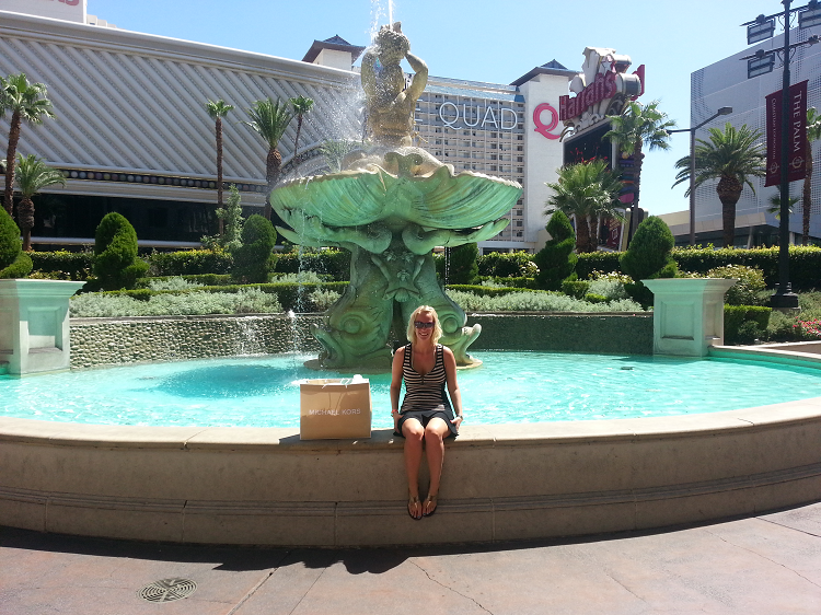 Sondra Bell in Las Vegas - On the Strip